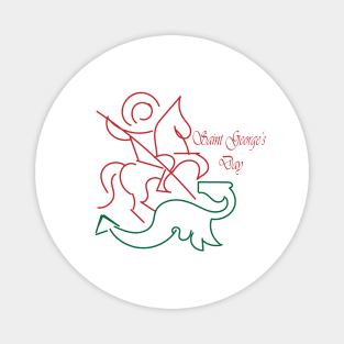 Saint George's Day Magnet